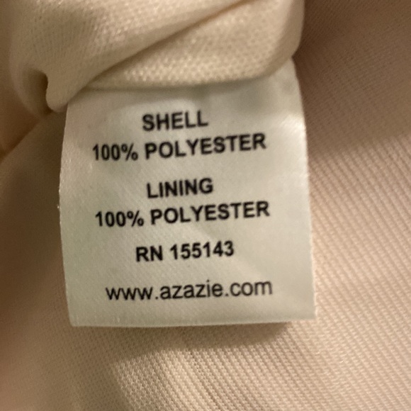 Azazie Cassia One Shoulder Bridesmaid Dress in color Rose Petal - Picture 5 of 10